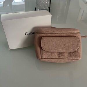 Chloe Blush Leather Crossbody Bag